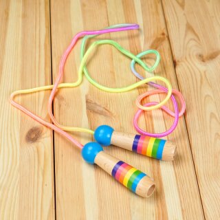 Regenbogen Springseil – Kinder Springseil für Bewegung und Spiel