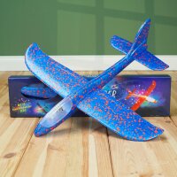Leuchtender LED Segelflieger – Kinder Wurfgleiter...