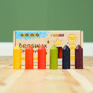 Medenka Junior Wachsmalstifte – Bienenwachs Malstifte für Kleinkinder