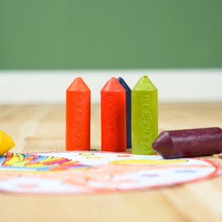 Medenka Junior Wachsmalstifte – Bienenwachs Malstifte für Kleinkinder