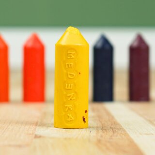 Medenka Junior Wachsmalstifte – Bienenwachs Malstifte für Kleinkinder