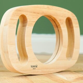 Handspiegel aus Holz für Kinder – Easy Hold Spiegel für Selbstwahrnehmung