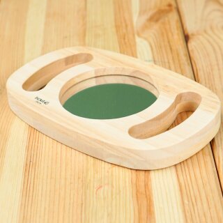 Handspiegel aus Holz für Kinder – Easy Hold Spiegel für Selbstwahrnehmung