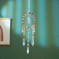 Edelstein Sonnenfänger Dreamcatcher 40 cm –...