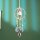 Edelstein Sonnenfänger Dreamcatcher Rosenquarz – Kristall Fensterdeko 40 cm