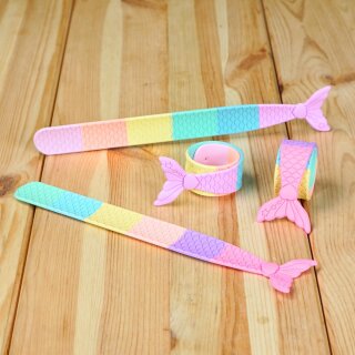 Meerjungfrau Schnapparmband – Pastell Armband für Kinder
