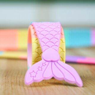 Meerjungfrau Schnapparmband – Pastell Armband für Kinder