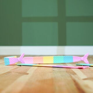 Meerjungfrau Schnapparmband – Pastell Armband für Kinder