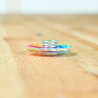 Regenbogen Fidget Spinner – Motorikspielzeug für kleine Hände