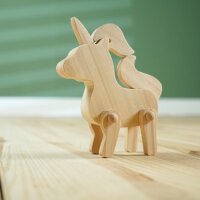 Holz-Bausatz Einhorn &ndash; DIY-Figur zum Zusammenbauen