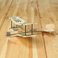 Wurfgleiter aus Balsaholz – Holz Modellflugzeug zum...