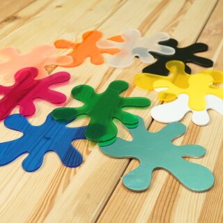 Farbspiel Acryl Splat Set für Lichttisch, Sandspiel & Wandgestaltung