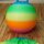 Regenbogen Hüpfball Ø 50 cm – Hüpfball mit Griffen
