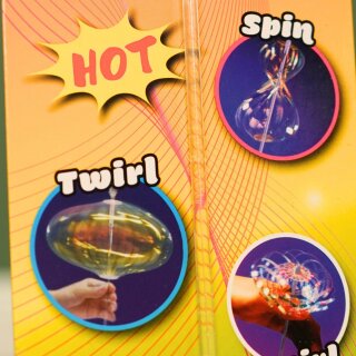 Faszinationsspindel – Schimmernde Zauberspindel mit Dreh-Effekt