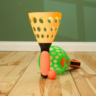 Becherschnappspiel 2er Set – Geschicklichkeitsspiel mit Ball