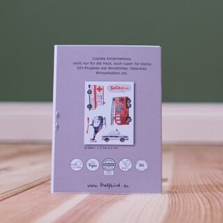 Kindertattoos Fahrzeuge Pocket Edition – vegan & plastikfrei