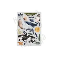 Reflektierende Meereswelt-Aufkleber – 21 Sticker...
