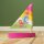 Pfützenschiffchen „Bunte Brise“ – schwimmfähiges Holz-Segelboot