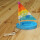 Pfützenschiffchen „Bunte Brise“ – schwimmfähiges Holz-Segelboot