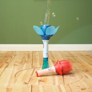 Seifenblasen Blume mit Licht für leuchtende Seifenblasen-Momente im Garten und Zuhause