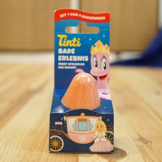 Tinti Bade Erlebnis – sprudelnder Badezusatz mit Überraschungsfigur