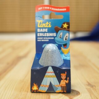 Tinti Bade Erlebnis – sprudelnder Badezusatz mit Überraschungsfigur