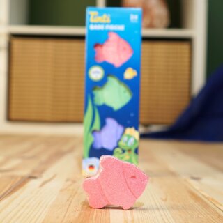 Tinti Bade Fische – bunte Badefizzer in Fischform mit Beerenduft