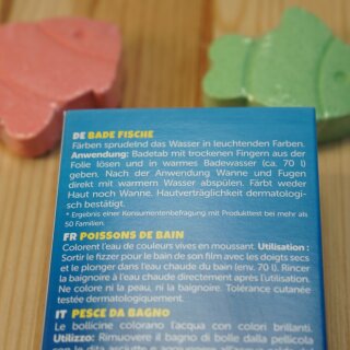 Tinti Bade Fische – bunte Badefizzer in Fischform mit Beerenduft