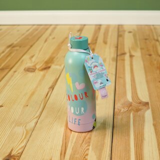 Lovely Planet Isolierflasche aus Edelstahl – robuste Trinkflasche für Schule, Ausflüge und den Alltag