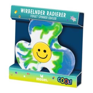 Happy Day Wirbelnder Radierer – kreativer Radierer für Schule, Schultüte und Lernspaß