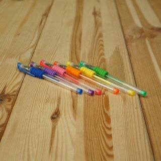 Happy Day Neon Gelstifte – farbenfrohe Gelstifte für Schule, Kreativität und Schultüte