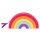Regenbogen-T&auml;schchen &ndash; buntes Silikonm&auml;ppchen f&uuml;r Schule, Schult&uuml;te und kreative Ordnung