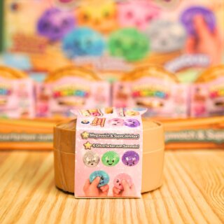 Dumplings Stretchy Maltose – glitzernder Quetschball zum Drücken, Ziehen und Sammeln