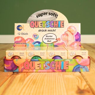 Quetschie Ball – superweicher Antistressball zum Drücken, Kneten und Entspannen