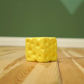Käse Squishy Slow Rising – weicher Anti-Stress-Squishy mit realistischem Käse-Look