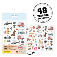 HAPPY TATTS Kinder-Tattoos Tatü-Tata – 48...