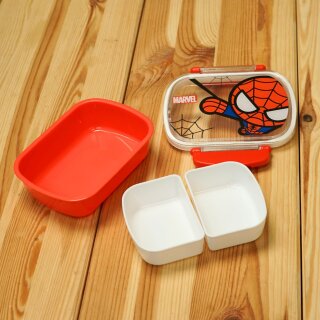 Marvel Spider-Man Lunchbox 340 ml – Bento Brotdose mit 2 Fächern