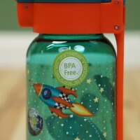 TapirElla Kinder Trinkflasche Rakete 400 ml –...