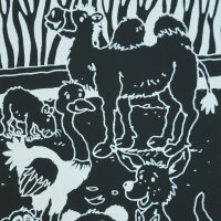 Kratzbilder Wildtiere – 4 Kratzbilder mit...